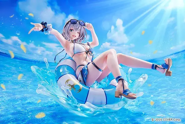 ホロライブ・白銀ノエルの水着フィギュアが可愛い！活動1周年記念描き下ろしイラストがモチーフ、弾けるような肉体美と笑顔にキュン