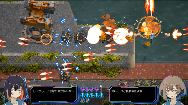 方向転換ショットが唸る！やさしめが嬉しい古き良き弾幕STGとフルボイスで彩るJKのゆるい日常『赫夜 -カグヤ-』【TIGS2026】