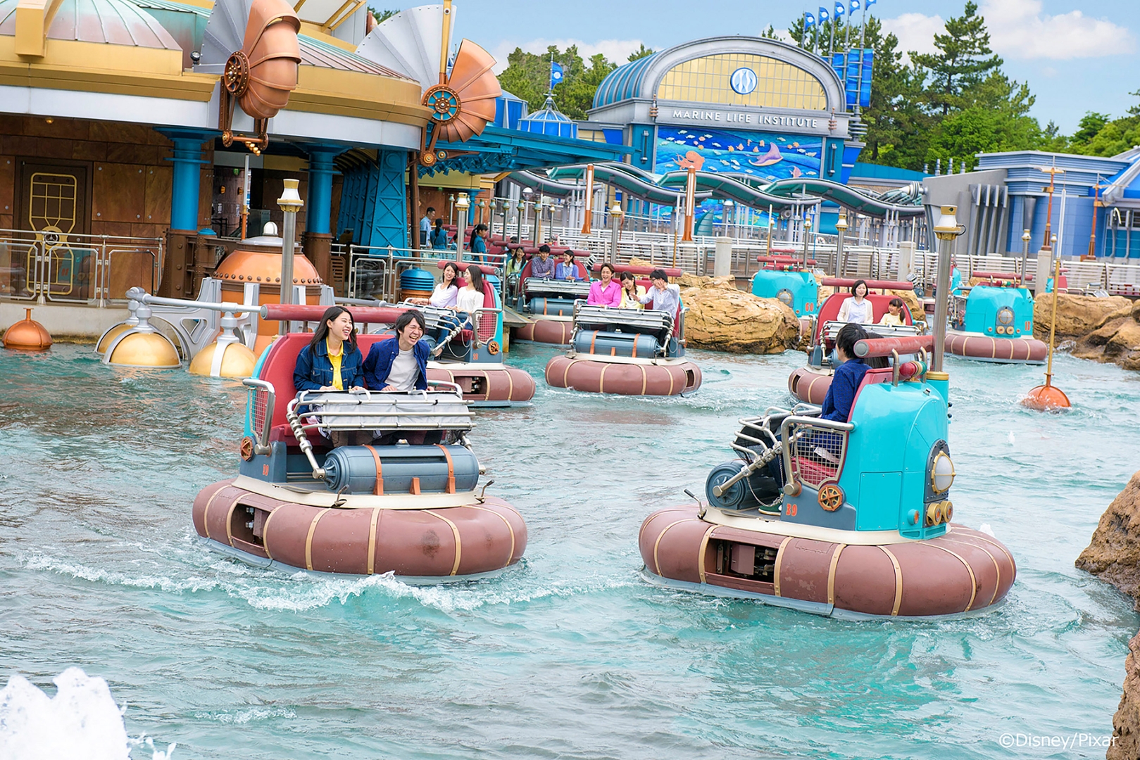 東京ディズニーシー、「アクアトピア」が9月14日に終了。 7月2日～9月14日は“びしょ濡れ”バージョンで営業