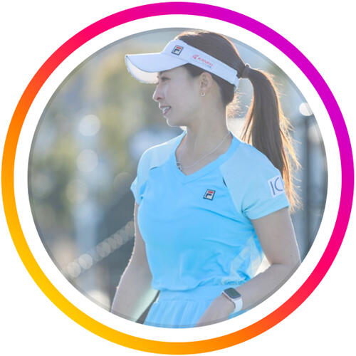 【テニス】「お尻上がって見えるー」園田彩乃の美脚に「シルエット素晴らしい」絶賛の声