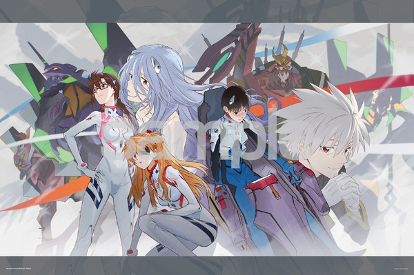 シンジやカヲルたちが大迫力のパズルに！ 「シン・エヴァ」総作画監督・錦織敦史描き下ろしのイラスト集カバーをもとに制作