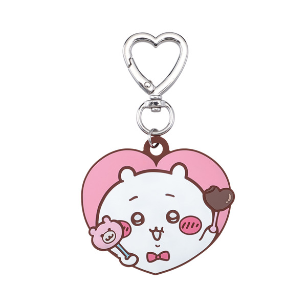 ぷっくり半立体の「ちいかわ」ハート型ラバーマスコットがカプセルトイ化！チョコを手に大きく描かれたハチワレ、うさぎなど全8種類