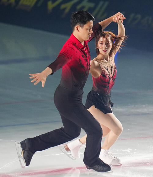 【フィギュア】りくりゅう、今後について「まだ決まっていない」　SOIでミラノ五輪後初舞い