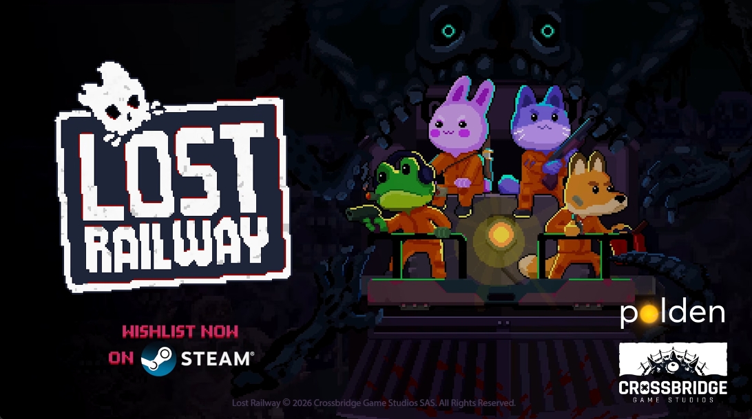 かわいらしい動物たちが不気味なクリーチャーに立ち向かう。4人協力型ローグライクACT「ロスト・レイルウェイ」が発表に