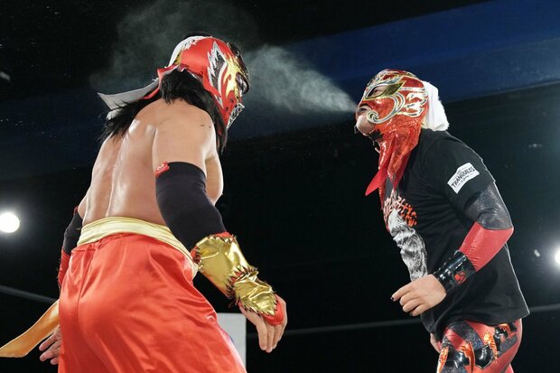 新生ゼロワン25周年記念大会 BUSHIがハヤブサを撃墜し名勝負