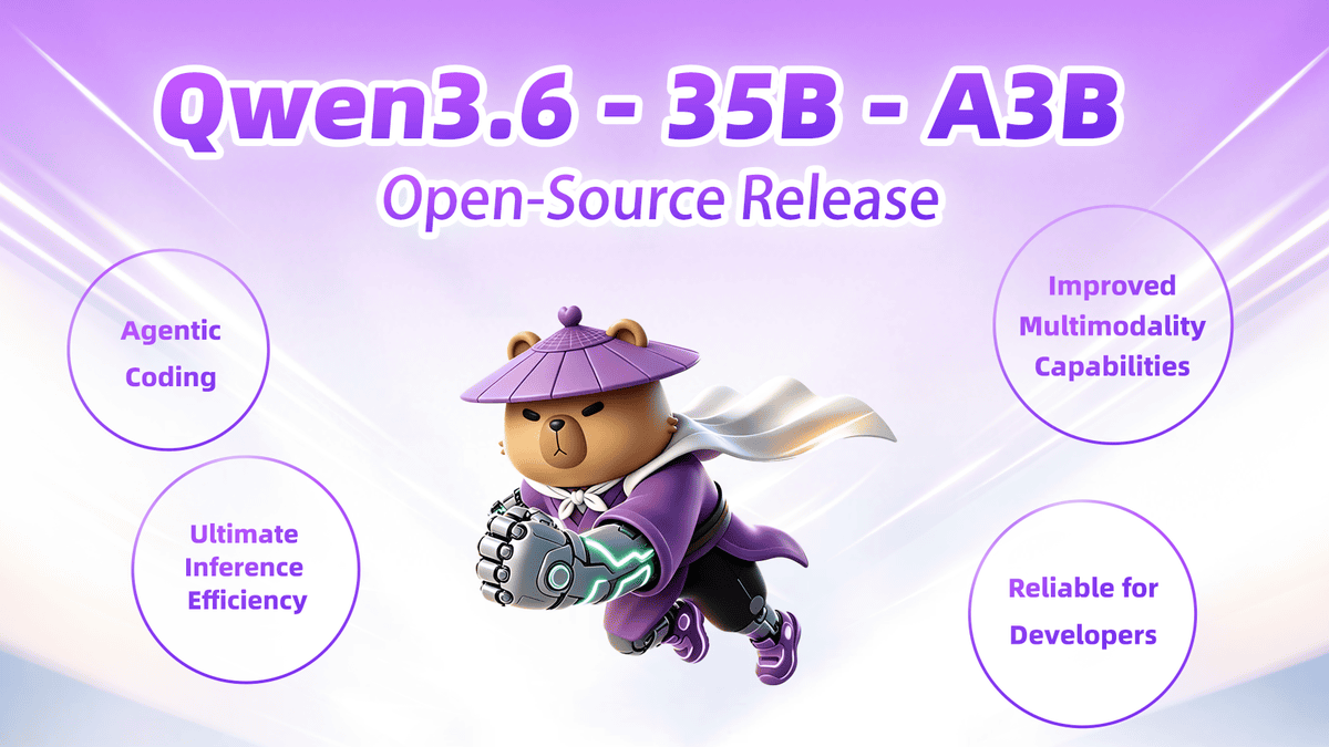 Gemma4より高性能な中華AI「Qwen3.6-35B-A3B」がオープンモデルとして公開される