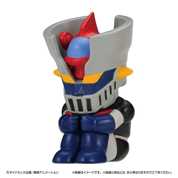マジンガーZ、ゲッター1の哀愁漂う体育座り…ガシャポン「まちぼうけ」に永井豪作品のロボ＆ヒーローたちが新登場！