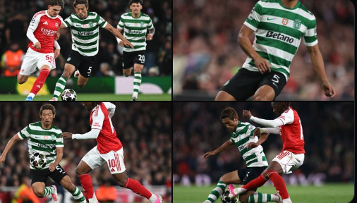 【写真特集】先発出場の守田英正が奮闘も… スポルティングはアーセナルに敗れてCL敗退(8枚)