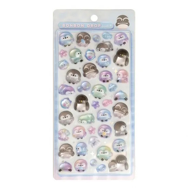 「ボンボンドロップシール」水族館シリーズの公式抽選販売が予告！「ペンギン」「イルカ」など全6種類
