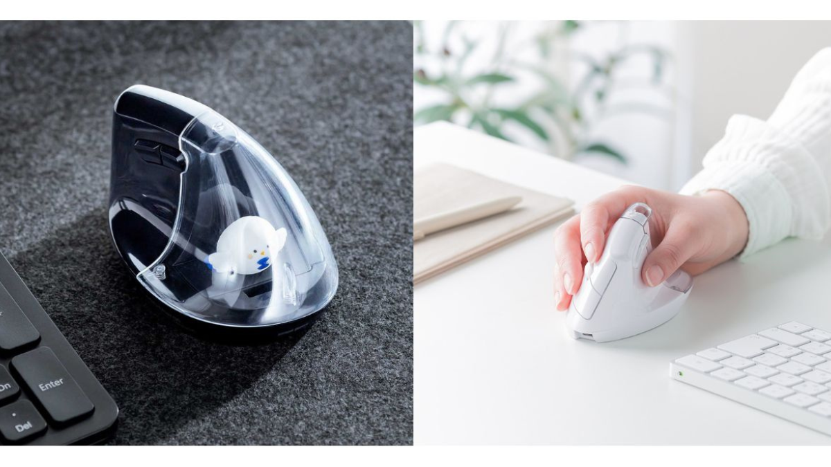 デスクワーク中も離さんよ…。サンワの新作「推し活マウス」って知ってる？