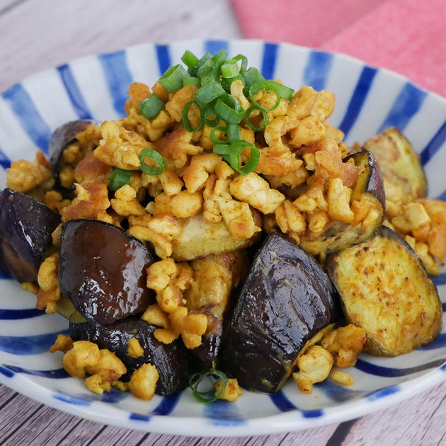 【なすと豆腐で作る節約おかず】ひき肉なしで大満足！絶品カレーマヨ炒めレシピ