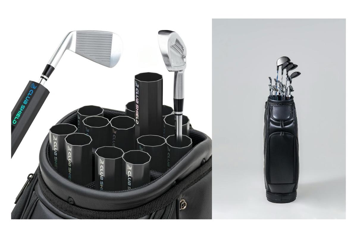 ゴルフバッグに入れるだけ「スッと抜いて、スッと戻す」。大切なクラブを1本ずつ守る指定席