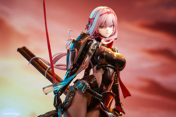 黒＆赤の戦闘スーツ姿に惹かれる…！『勝利の女神：NIKKE』より「 紅蓮：ブラックシャドウ」が1/10スケールフィギュア化