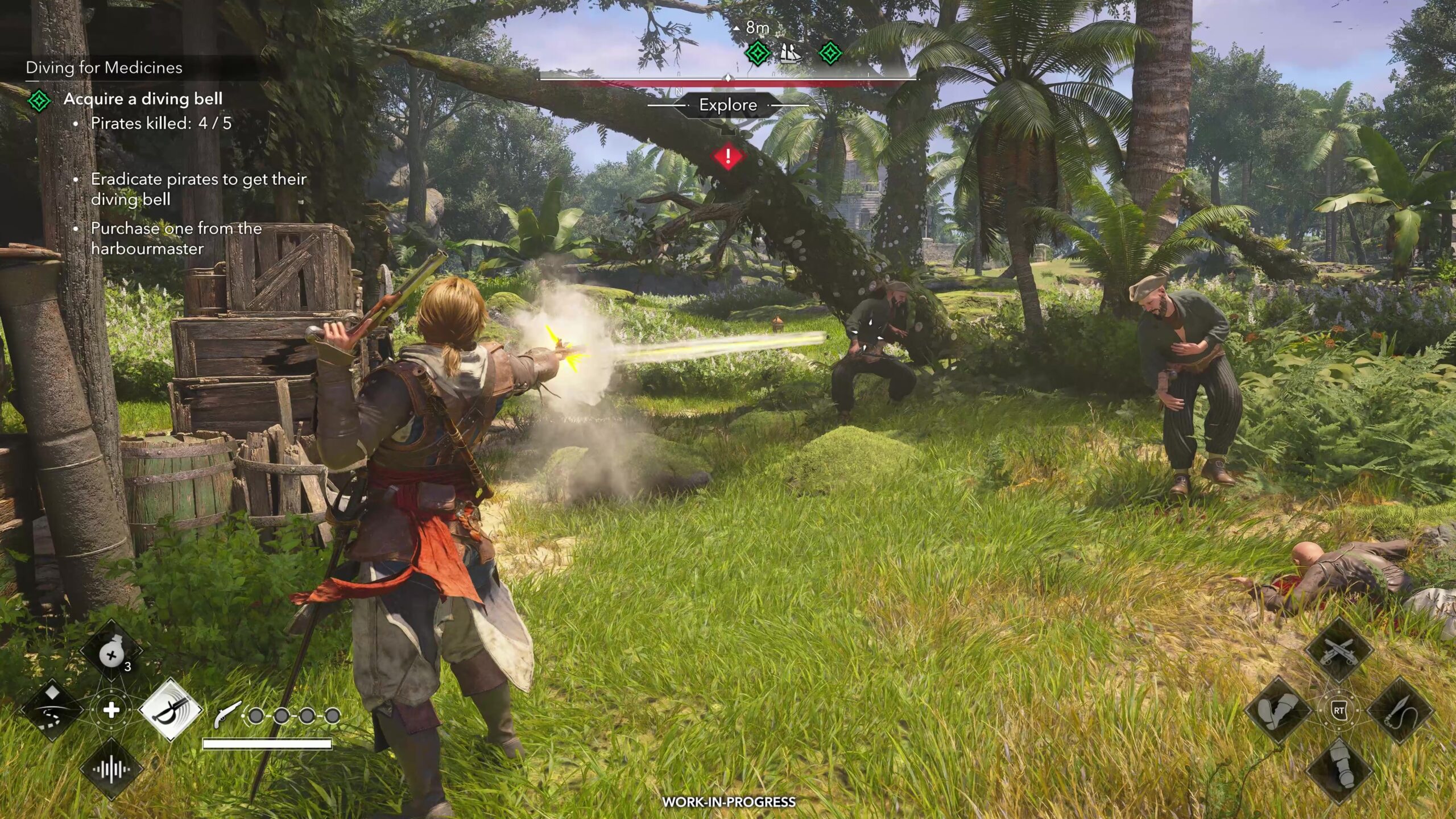 洗練版“海賊ガン=カタ”に注目！ 「アサシン クリード ブラック フラッグ RE:シンクロ」インタビューエイムなしのクイック射撃で敵をなぎ倒せるように
