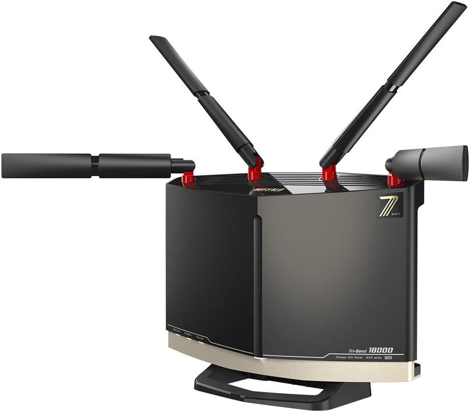 【Amazonセール】バッファローの「Wi-Fi CERTIFIED 7」取得ルーター「WXR18000BE10P/N」がお買い得