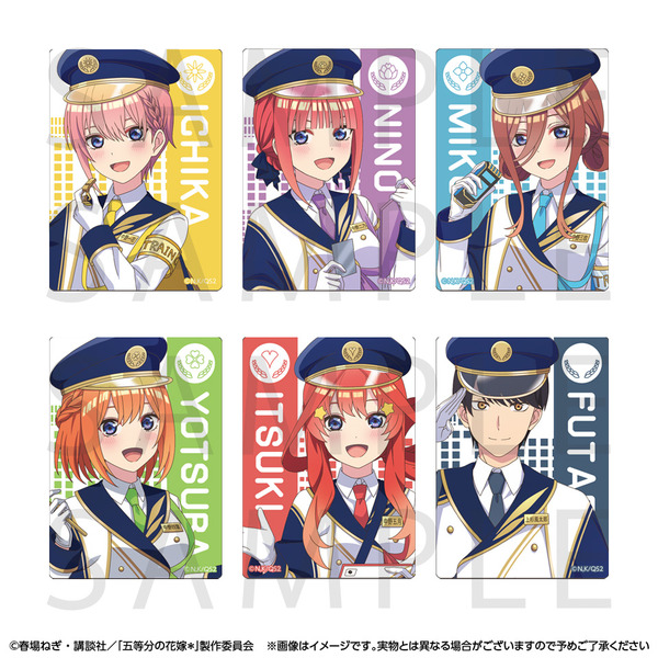 「五等分の花嫁」三玖、四葉たちが近未来の鉄道風衣装でおもてなし♪ JR東海・推し旅とコラボ☆