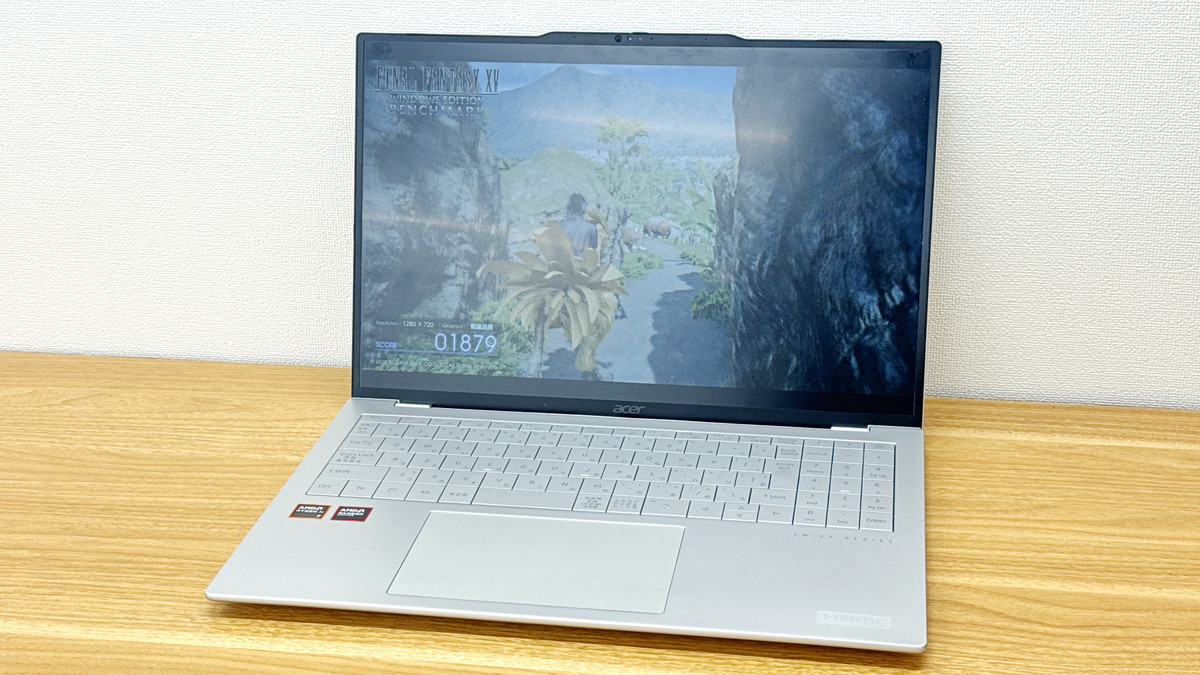 AMD Ryzen AI 7 350シリーズ搭載の超薄型軽量ノート「Acer Swift Air 16」でベンチマーク・バッテリー・熱など計測してみた