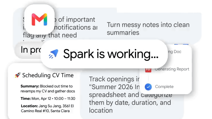 GoogleがAIエージェント「Gemini Spark」発表、Google Cloud上の仮想マシンを使用して24時間365日バックグラウンドで動作