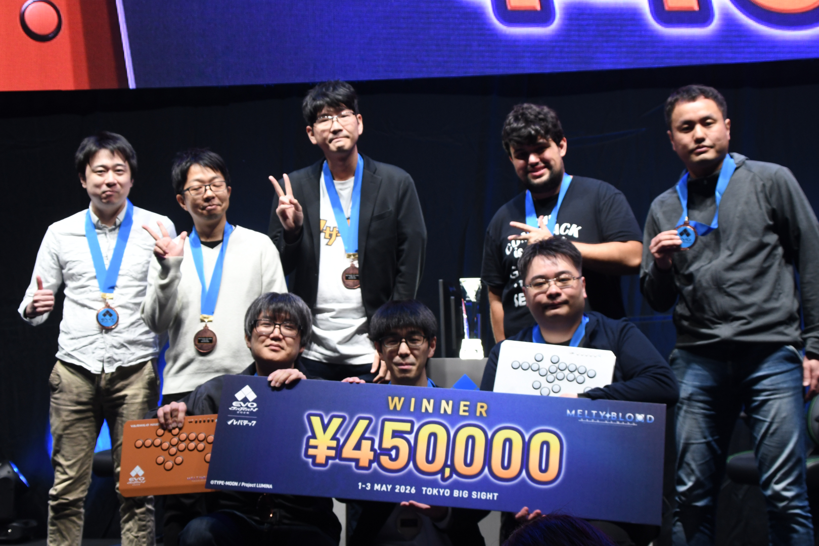 【EVOJ2026】「メルブラ：タイプルミナ」部門の頂点に輝いたのはゆった選手!! 決勝戦の激闘と優勝インタビューをお届け新作「TWI-LUMINA」も発表