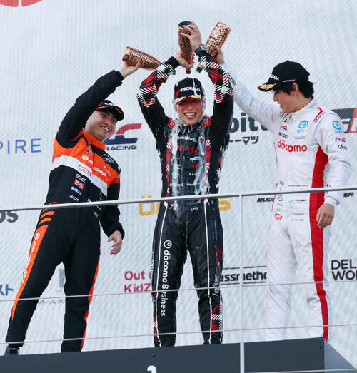 【スーパーフォーミュラ】第５戦　福住仁嶺が優勝、チーム創設６年目の悲願！