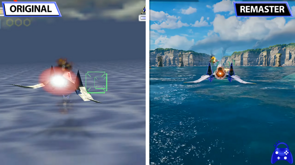 スイッチ2版リメイク『Star Fox』とN64原作を比較―劇的に進化した機体のディテールや刷新されたビジュアルがわかる映像を海外チャンネルが公開