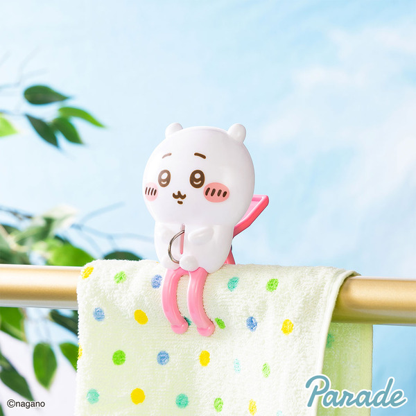 「ちいかわ」たちが洗濯ばさみになった！可愛く挟んでくれるハチワレ、うさぎなど全4種を5月下旬より展開