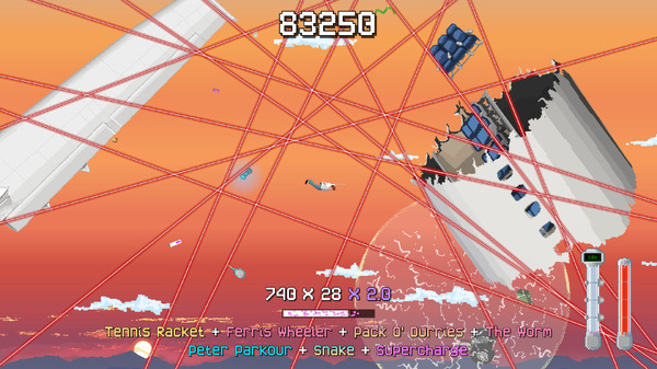 飛行機が空中で爆発してパラシュート無しで地上へ！落下シミュレーター『Freefall ’95』配信日決定