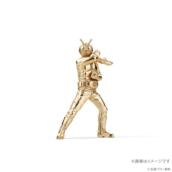 「仮面ライダー」旧1号&旧2号がゴールドでミニフィギュア化！シルバー製のショッカー戦闘員（骨）も