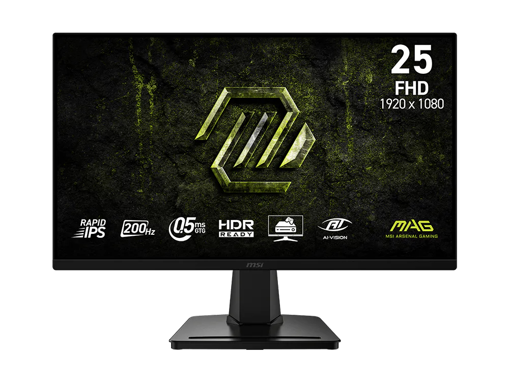 MSI、200Hz/フルHD対応の24.5型ゲーミングモニターなど2機種