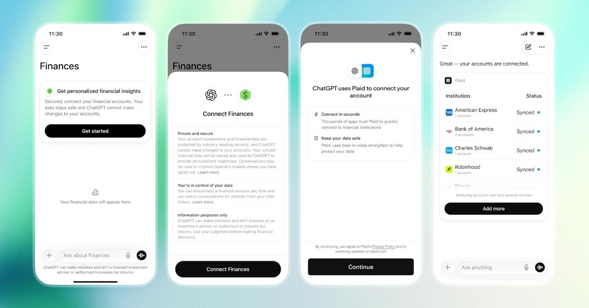 [ITmedia News] OpenAI、「ChatGPT」に個人向け資産管理機能　金融口座と連携