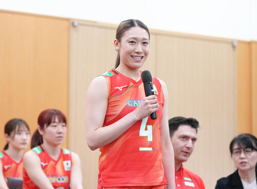 【バレー】主将２季目の石川真佑「全員が同じ意識を持って」ロス五輪切符獲得へ意気込み