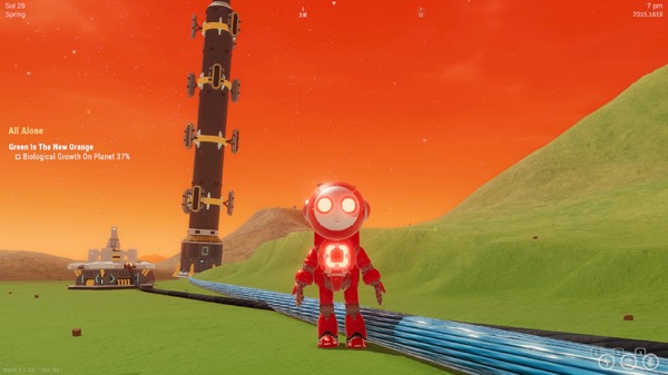 火星テラフォーミングサバイバル『Blossom: The Seed of Life』プレイヤーの努力で惑星の変化を“実感”できるのが楽しい！【クラフトサバイバル名鑑】
