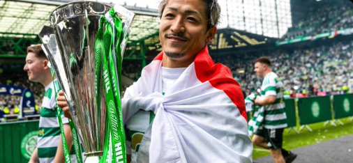「セルティックでの最大の一撃」 劇的逆転弾でリーグ制覇の殊勲者・前田大然を現地メディア大絶賛！「最優秀助演男優賞に相応しい」「マラドーナのよう」