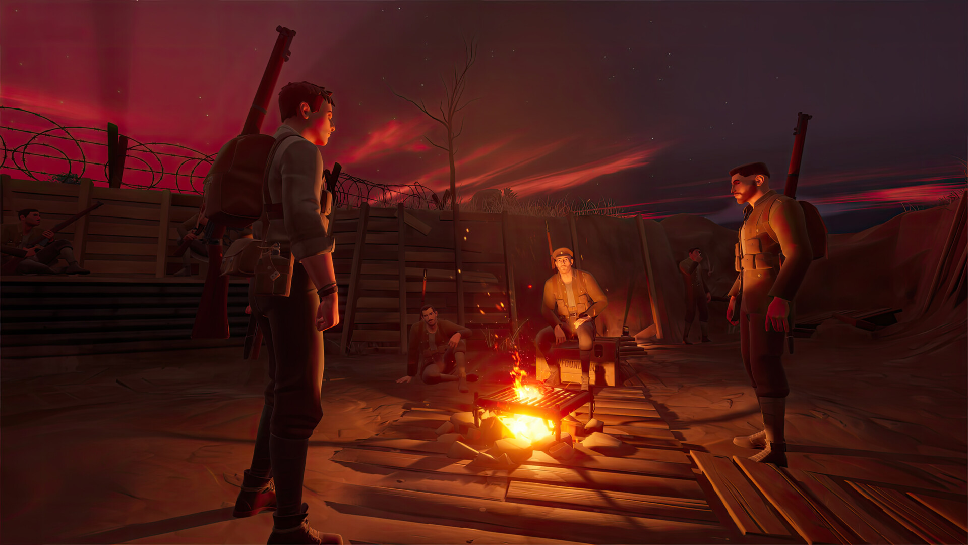 ナラティブADV「The Caribou Trail」がリリース。WW1の過酷な状況下で生き延びる普通の青年たちをホラータッチで描く