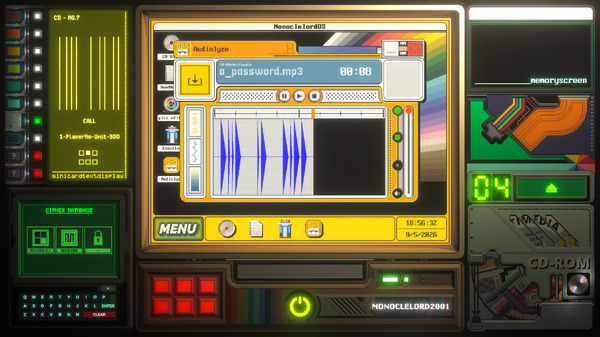 CDに隠された暗号を解くパズルゲーム『CD-ROM』配信！テキストの解読や画像の分析でパスワードを探せ
