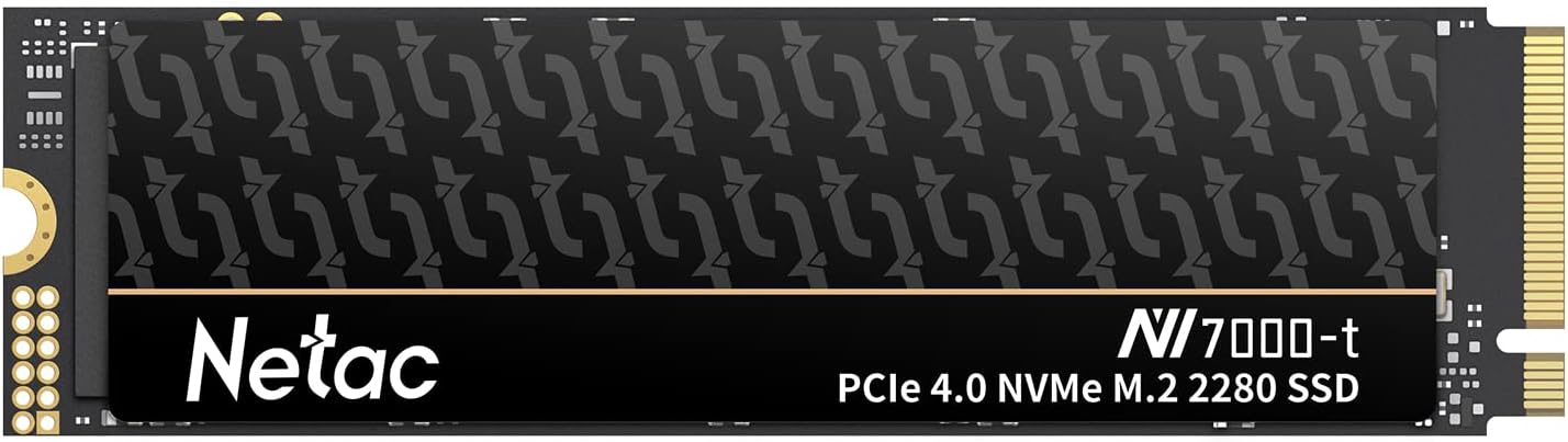 【Amazonセール】NetacのPS5対応 M.2 NVMe SSD「NV7000-t」と「NV7000-Q」がお買い得