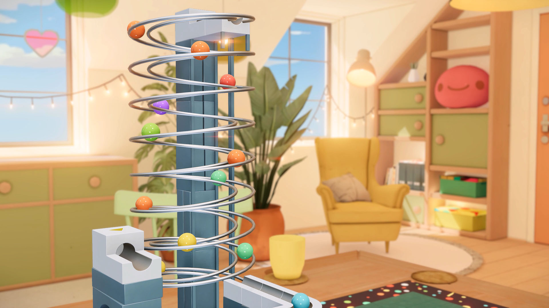 「Cozy Marbles ビー玉コロコロ大作戦」の体験版が公開に。自分だけの理想のマーブルラン制作を楽しめるシミュレーションゲーム