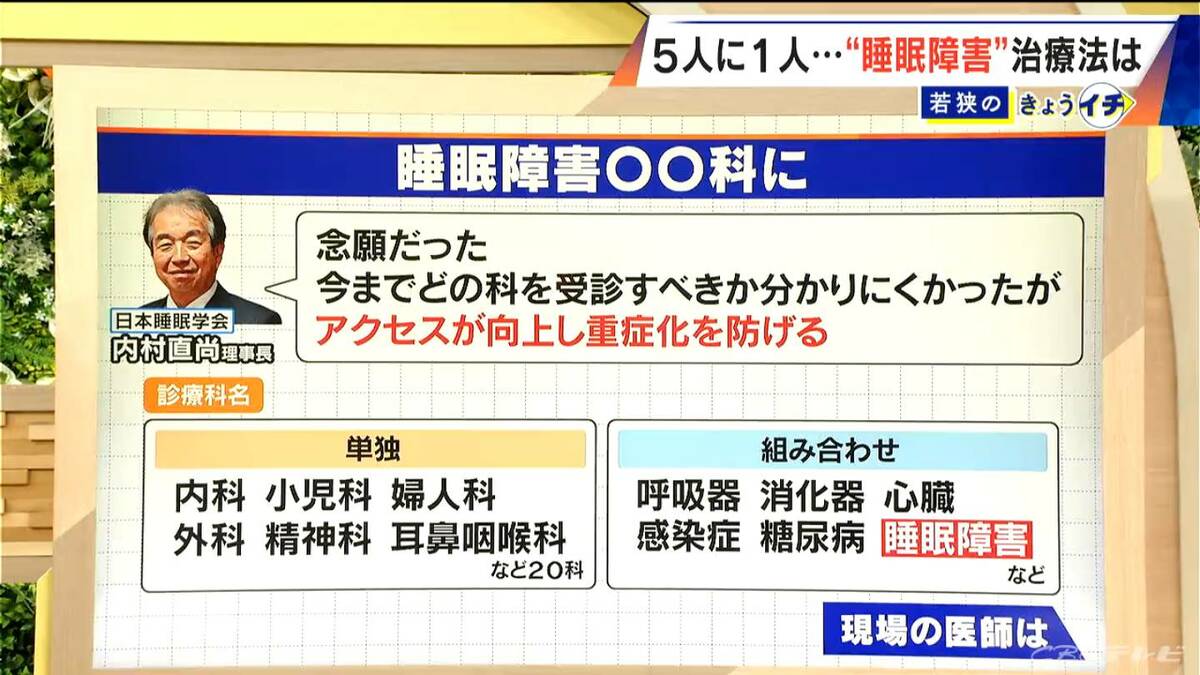 日本人の5人に1人が悩み 6月から「睡眠障害」が診療科名に
