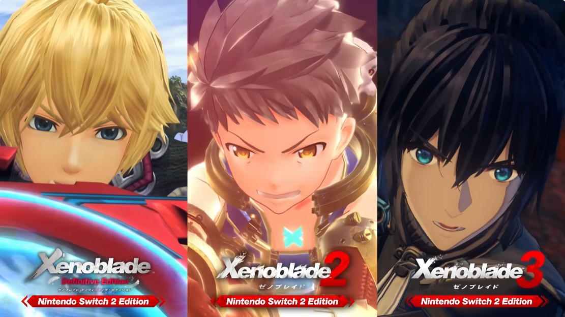 ゼノブレイドシリーズ3タイトルにSwitch 2 Editon登場。「ゼノブレイドDE」のダウンロード版/アップグレードパスは発表直後に配信開始