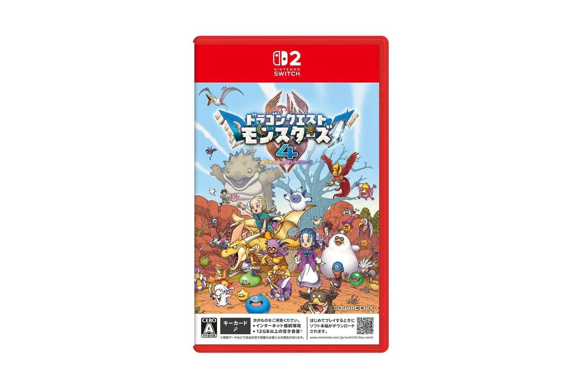 事前予約で10%OFF『ドラゴンクエストモンスターズ４　枯れ木の国のビアンカ・フローラ 』Switch2版