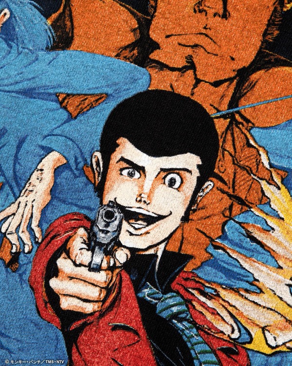 「ルパンVS複製人間」公開当時の描き下ろしイラストがTシャツとして蘇る！モンキー・パンチ先生のタッチをGEEKS RULEが緻密に再現
