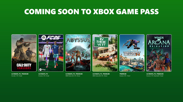 【Game Pass】初対応の『CoD: Vanguard』ほか『EA Sports FC 26』『RV There Yet?』など計6本登場予定―2026年7月上旬までの追加ラインナップ公開