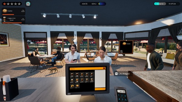 【最大4人協力プレイ】傑作コーヒーを作り夢のカフェを運営するシム『Cafe Crew Simulator』Steamにてリリース。猫やゴミ袋になって邪魔するライバルモードも