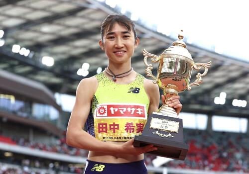 【陸上】田中希実、前人未到７連覇＆アジア大会内定「勝ちたいという自分の片鱗が見えた」
