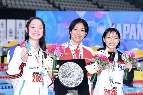 【競泳】35歳鈴木聡美100ｍ平泳ぎV3　上半身強化でパワーアップ「日本記録も狙えてくる」