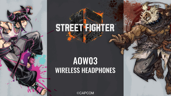 『スト6』豪鬼、ジュリのコラボヘッドホンが受注販売！電源オンで特別ボイス、描き下ろしイラストも必見