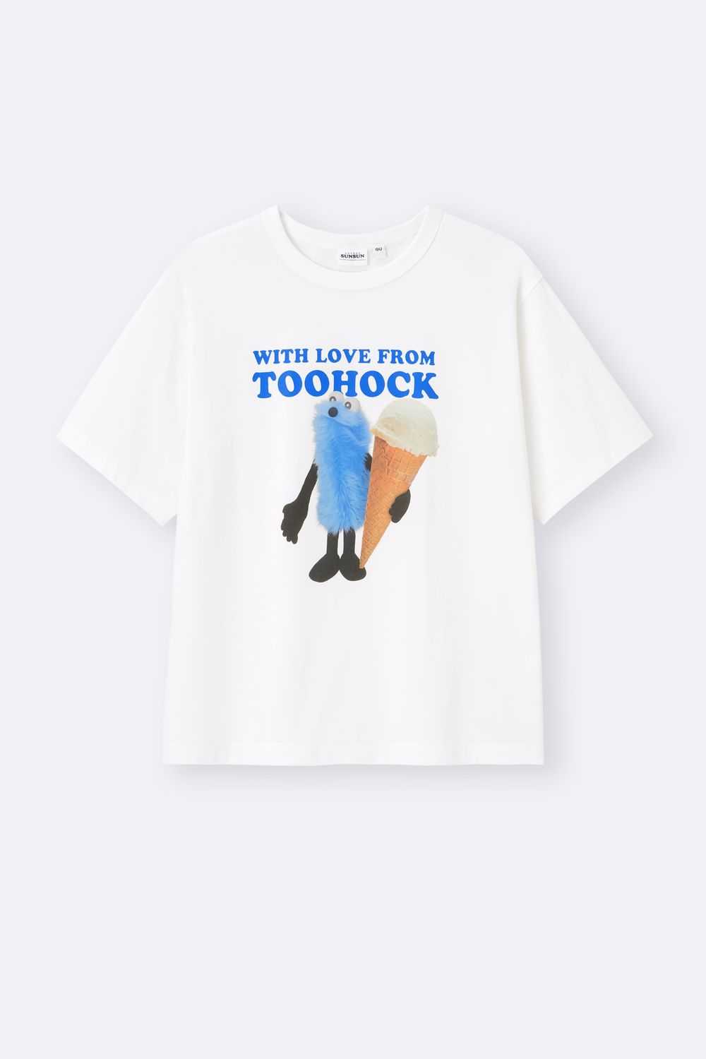 GU×「パペットスンスン」コラボ第2弾アイテムが本日6月19日より販売開始アイスクリームショップなどをデザインしたグラフィックTシャツやミニポーチが登場