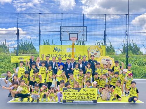 【バスケ】仙台がゴールオープニングセレモニー＆体験会　阿部真冴橙「自分が元気をもらった」
