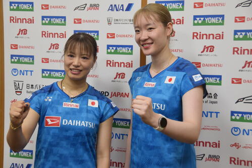 【バドミントン】フクマツペア福島「“松本バズーカ”見せたいけど…」松本「去年と違ったところを」