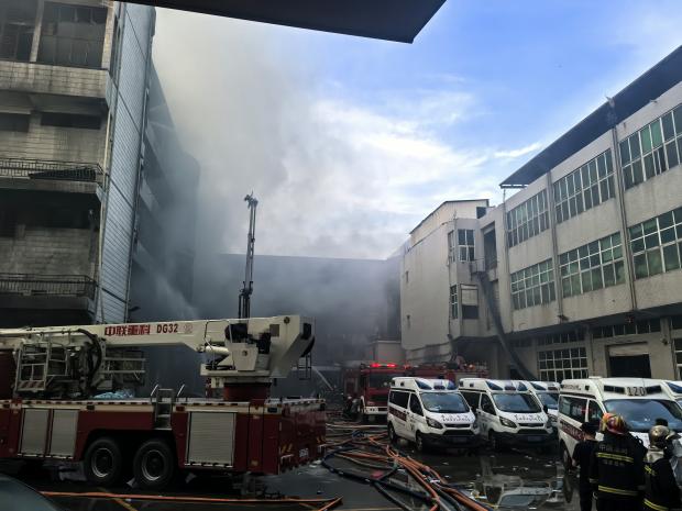 中国・福建省晋江の靴工場で火災、これまでに28人の死亡が確認